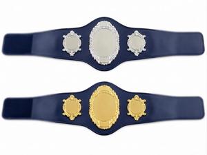 Custom Boxing Championship Belt Adult Size PU Material Durable Martial Arts Training Equipment Unisex Gold Silver Plated - Product Image 1