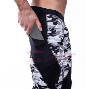 Leggings de course pour hommes de la meilleure qualité Étiquette personnalisée Créez votre propre style Prix compétitif Bonne vente - Product Image 2
