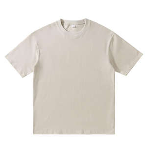 Camiseta de Algodón Blanca Lisa de 260 g/m², Talla Grande, Informal, de Manga Corta, Unisex, para Hombre, Envío DDP - Product Image 6