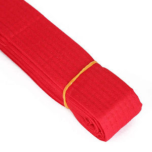 Sportswear <b>Karate</b> Belt Customized Colors Lightweight Cotton/Polyester Stretchable Custom Logo Print High Waist BJJ Jiu Jitsu - Product Image 2