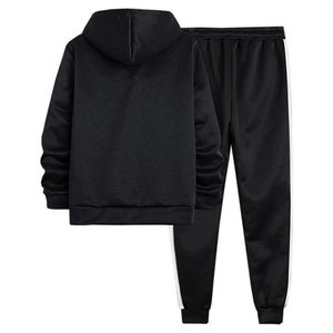 Fournisseur direct d'usine, survêtements en molleton 100% coton pour hommes, logo personnalisé imprimé, séchage rapide, écologiques, vente chaude, dernières tendances de l'hiver - Product Image 2