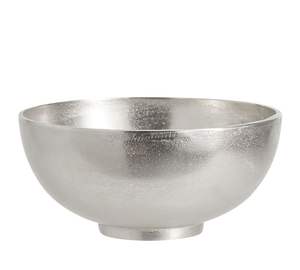 Set di lusso moderno di 2 ciotole di smalto in alluminio nero utilizzate per decorazioni eleganti da tavolo e ciotole da pranzo funzionali - Product Image 3