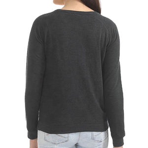OEM Mujeres Sudaderas con capucha de gran tamaño Jersey de cuello redondo Trajes de moda Sudadera para sudadera de mujer - Product Image 3