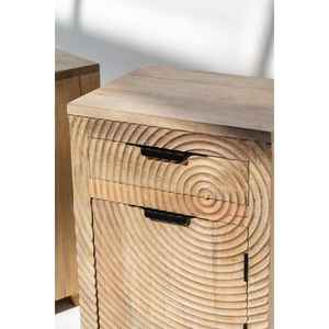 Mesita de noche de madera de Evangeline Tranquility - Product Image 4