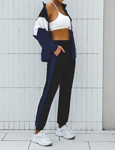 Conjunto Deportivo Azul Rey para Mujer, 2 Piezas, Sudadera con Cremallera de Manga Larga y Pantalones Deportivos con Bolsillo - Product Image 6