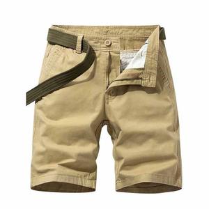 Short cargo personnalisé de meilleure qualité pour hommes avec poche latérale Short cargo ample à six poches pour hommes avec ceinture et fermeture éclair - Product Image 6