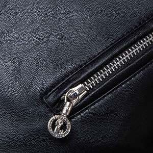 Best Price Custom Men's Winter Leather <b>Jacket</b> <b>Thin</b> Canvas Stand Collar <b>Waterproof</b> & Windproof Made in Pakistan Cow Skin - Product Image 6