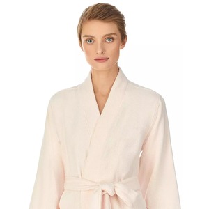 Unisex Luxury Black <b>Hooded</b> Bathrobe Easy Dry Soft Sleepwear with Custom Logo Designed for Home or Hotel Use for Women - Product Image 4