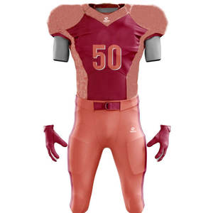 Maillot de football américain avec logo d'équipe personnalisé Uniformes de football américain imprimés par sublimation de haute qualité et haute performance de style OEM - Product Image 5