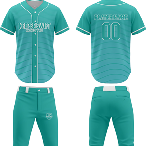 Uniforme de Béisbol de Último Diseño, Mejor Precio, Venta Caliente, Uniforme de Béisbol al por Mayor, Uniforme de Béisbol para Hombre - Product Image 1
