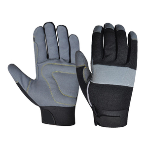 Guantes de seguridad mecánicos de cuero de vaca de alta calidad de fabricación profesional Guantes mecánicos de trabajo industrial con precio barato - Product Image 6