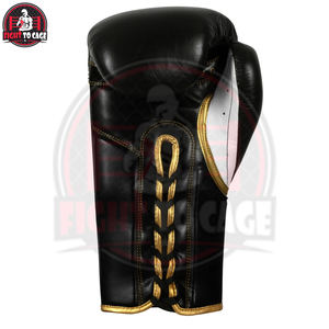 Gants de boxe personnalisés en cuir de vachette véritable, doux au toucher, de qualité supérieure, avec logo imprimé, prix de gros - Product Image 2