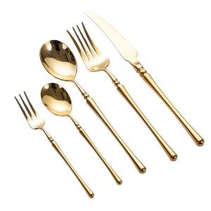 Lightweight Metal Flatware Set For Travel And <b>Camping</b> Providing Easy To Carry Durable And Eco Friendly Dining Option - Product Image 6