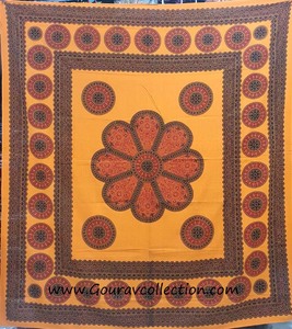 Tapisserie imprimée POTLY MARGARITA, impression numérique, décoration murale, sur mesure, vente en gros, drap de lit en coton GC-TPDB-147. - Product Image 1