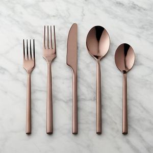 Fashionable Design Hot <b>Sale</b> Elegant Stainless Steel Cutlery <b>Set</b> Silver Plated Spoon <b>Knife</b> Fork Flatware <b>Sets</b> <b>for</b> Restaurants - Product Image 5
