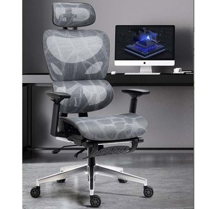 Silla Ergonómica GAK-X21 con Respaldo de Malla, Altura Ajustable, Reposacabezas de Tela, Diseño Moderno - Product Image 4