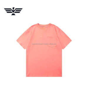 Camiseta de Manga Corta para Hombre, Color Sólido Personalizado |   Camiseta de Cuello Redondo de Algodón Premium |   Camiseta Personalizada con Bolsillo Delantero, Antiencogimiento, 200g - Product Image 2