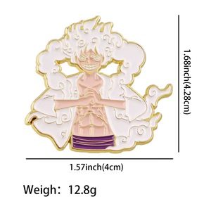 Bán Buôn Dễ Thương Phim Hoạt Hình Phim Hoạt Hình Vàng Đen Nickel Mềm Men <span class=keywords><strong>Pins</strong></span> Tùy Chỉnh Huy Hiệu Ve Áo <span class=keywords><strong>Pins</strong></span> Với Quần Áo - Product Image 3