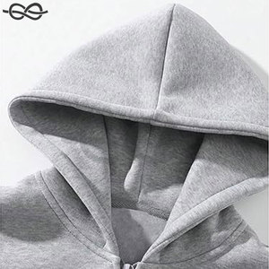 Sweat-shirt à capuche zippé pour homme, manches longues, coupe décontractée, 100 % coton, idéal pour l'entraînement hivernal - Product Image 2