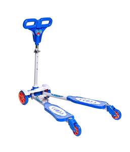 Patinete de 4 Ruedas Flicker para Niños, Ruedas de PU, Manillar Ajustable en Altura, Plegable, Ultraligero y Portátil - Product Image 6