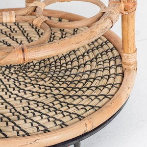 Hôtel Accessoires en rotin et herbiers service chariot/rotin cadre enroulé herbiers bar chariot rotin bar panier Viet Nam - Product Image 2