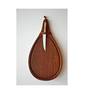 Planche à découper en bois de qualité supérieure, design unique, forme ovale, pour accessoires de cuisine au prix le plus bas - Product Image 1