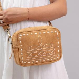 2025 vente chaude concepteur marques célèbres point de botte en cuir véritable croix corps sacs à bandoulière Western luxe sacs à bandoulière pour les femmes - Product Image 1