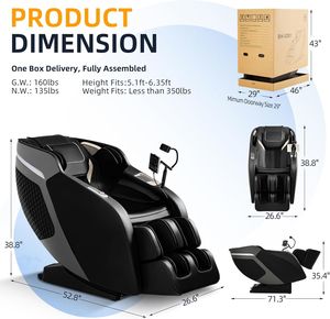 Fauteuil de massage de haute qualité, Space Pod, intelligent, 4D, mécanique, main SL, rail de guidage, fauteuil de massage à gravité zéro, soulage le stress - Product Image 2