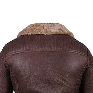 Men's Winter Warm Shearling Leather Jackets Breathable Plus Size New Parkas Style Comfortable B3 with <b>Fur</b> Decoration - Product Image 5