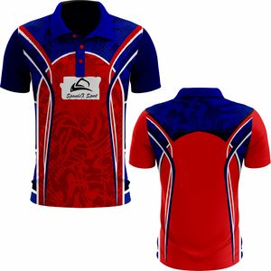 Hombres de alta calidad de talla grande de manga corta de punto para Polos botón estampado patrón ropa de negocios - Product Image 3