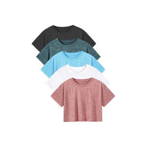 Gran oferta Unisex camiseta con logotipo personalizado 100% algodón Casual camiseta lisa para impresión Digital para marca - Product Image 2