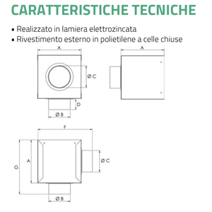 Tecnosystemi Canova - Pleno de Acero Galvanizado Industrial Cuadrado para Sistemas HVAC - Product Image 6