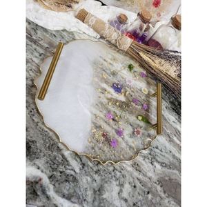 New Unique Design Resin Serving <b>Tray</b> Single Piece for Flat Restaurants & <b>Dinner</b> Servings - Product Image 2