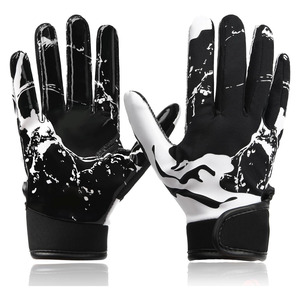 Guantes de fútbol receptor de alta calidad Guantes de la mejor calidad Fabricante Fábrica Precio barato al por mayor - Product Image 1