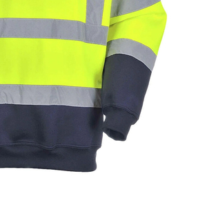 Sudaderas de manga larga personalizadas de alta visibilidad más vendidas, camisetas de seguridad transpirables de alta visibilidad para ropa de trabajo - Product Image 6