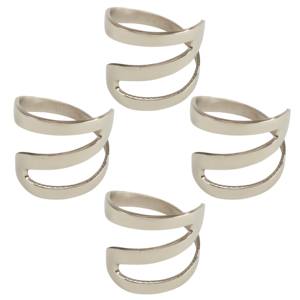 Anneau de serviette en acier inoxydable, Table de Restaurant décorative pour table à manger, anneau de serviette en acier inoxydable à vendre - Product Image 5