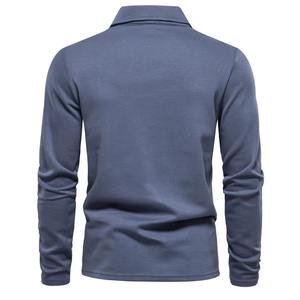 Nouvelle tendance pour hommes pulls en coton de qualité supérieure polos en tissu tricoté personnalisé polos pour hommes de grande taille - Product Image 2