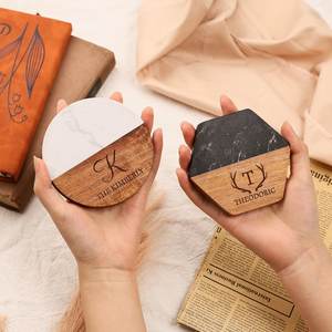 Sous-verres en granit à usage industriel et commercial, tampons de boisson en pierre lourde pour tables de restaurant, comptoirs, fournitures d'accueil - Product Image 5