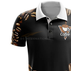 Polo de golf de sublimación personalizado de fábrica OEM, Polo de manga corta de poliéster de secado rápido con logotipo personalizado, Polo de equipo para hombre - Product Image 2