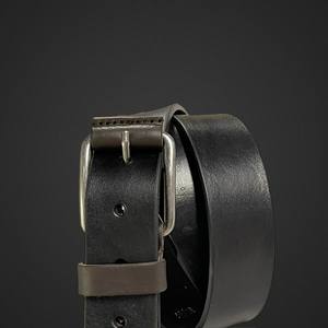 100% italien qualité homme dégringolé ceinture en cuir véritable 35 mm largeur avec inserts en cuir véritable tenue élégante décontractée - Product Image 4