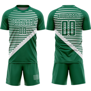 ชุดเสื้อฟุตบอลผ้าโพลีเอสเตอร์แบบซับลิเมชันชุดสำหรับผู้ใหญ่ทั้งชายและหญิงผ้าแห้งเร็วระบายอากาศได้ตามต้องการ - Product Image 4