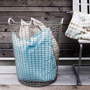 ตะกร้าลวดโลหะสำหรับซักผ้าสไตล์นอร์ดิกคลาสสิกตะกร้าลวดตาข่ายแบบคลาสสิก - Product Image 4