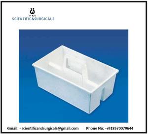 Plateau de transport en polypropylène autoclavable pour une manipulation pratique à une main des réactifs de laboratoire Fourniture éducative - Product Image 3