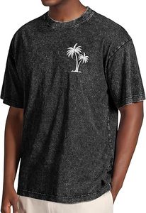 Camiseta Boxy Fit de diseño personalizado para hombre, ropa de calle de gran tamaño, Camiseta holgada de algodón pesado, ropa informal, suministro a granel 2025 - Product Image 3