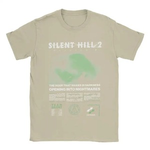 Hombres Silent Hill 2 camisetas ropa de algodón Casual Ringer manga cuello redondo Camiseta adultos camisetas 72473 - Product Image 6
