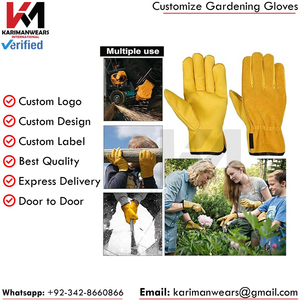Guantes de Jardinería OEM Impermeables Antideslizantes con Agarre en la Palma, Envío Rápido, Logotipo Personalizado, Guantes de Jardinería de Tela Transpirable, Venta al por Mayor OEM - Product Image 5