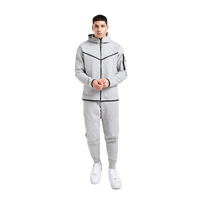 Vêtements de sport de qualité supérieure Gym Fitness Tech Fleece Ensembles de survêtement d'entraînement pour hommes Ensemble deux pièces Survêtement de jogging pour hommes