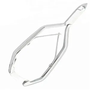 Pinzas de uñas profesionales, pinzas para cutículas de alta calidad, pinzas para cutículas de borde de corte afilado con lima de uñas - Product Image 5