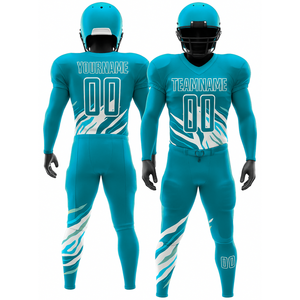 Uniformes de fútbol americano de alta calidad | Camisetas y pantalones de equipo al por mayor | Ropa deportiva OEM de sublimación de secado rápido transpirable - Product Image 6