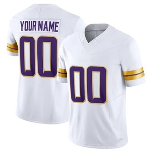 Vente en Gros Personnalisé Nouveau 32 Équipes Football Mode Hommes Col Rond Décontracté Maillot de Football Américain Service OEM Chemise à Sublimation - Product Image 4